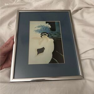 Framed High-Quality Print of Lithograph by André Brasilier